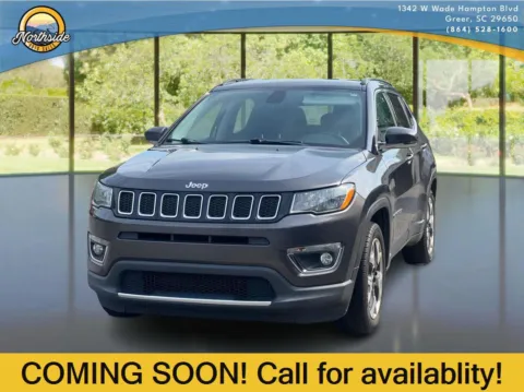 Gray 2020 Jeep Compass Limited for sale in Greer, SC