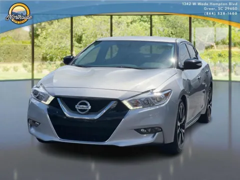 Silver 2017 Nissan Maxima SV for sale in Greer, SC