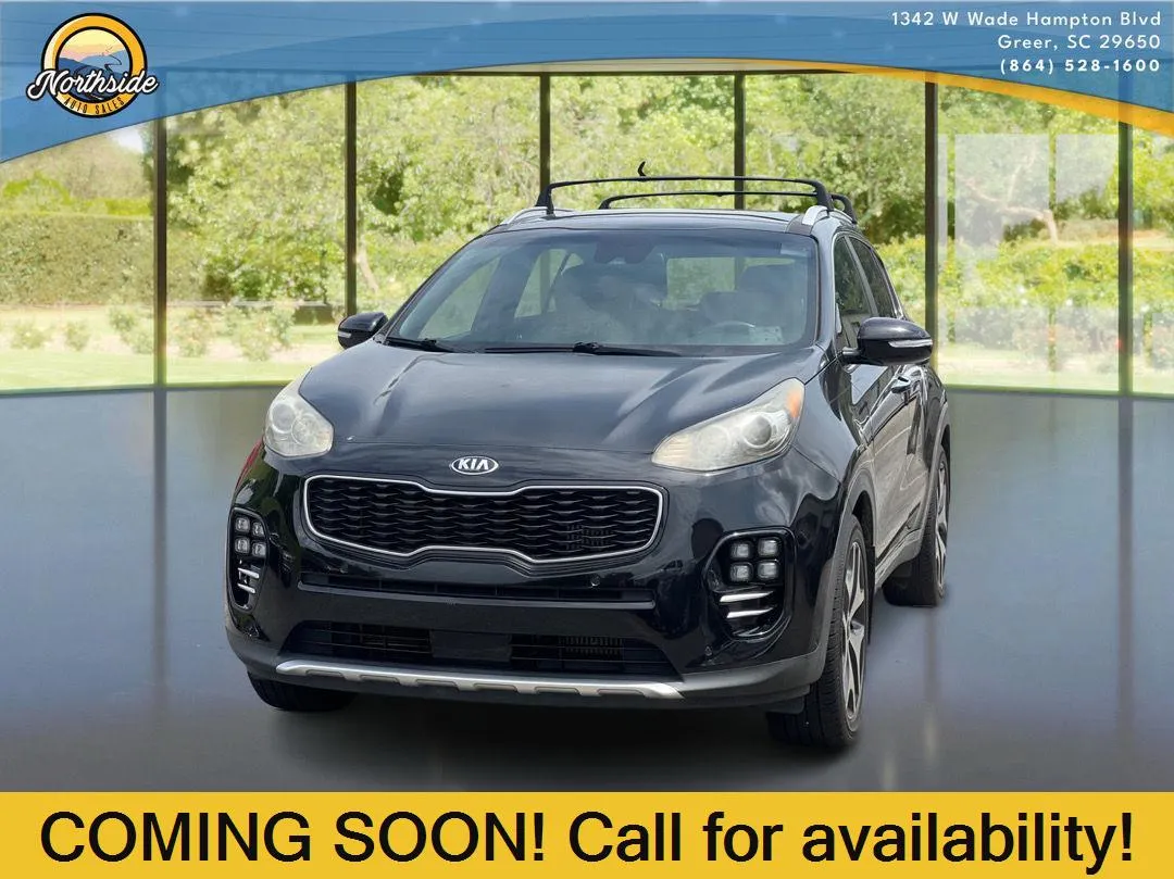 Black 2017 Kia Sportage SX Turbo for sale in Greer, SC