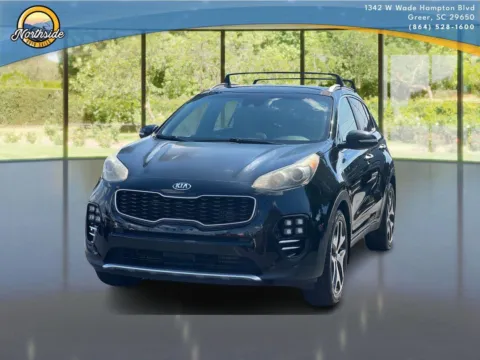 Black 2017 Kia Sportage SX Turbo for sale in Greer, SC