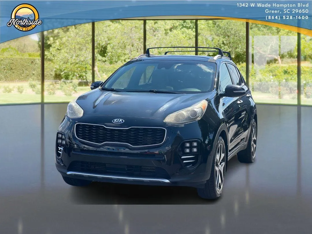 Black 2017 Kia Sportage SX Turbo for sale in Greer, SC