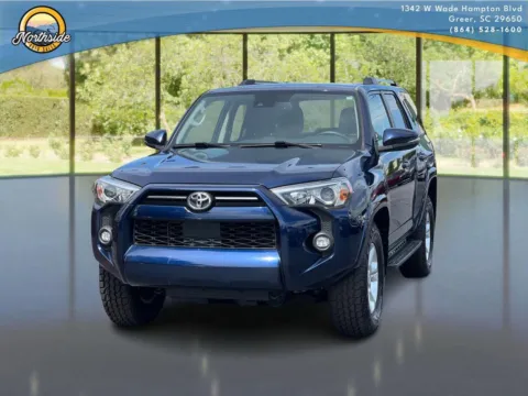 Blue 2021 Toyota 4Runner SR5 Premium for sale in Greer, SC