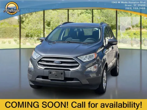 Gray 2020 FORD EcoSport SE for sale in Greer, SC