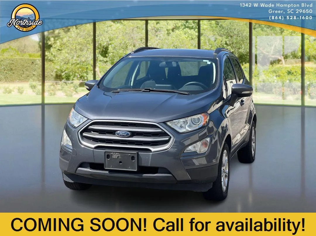 Gray 2020 FORD EcoSport SE for sale in Greer, SC