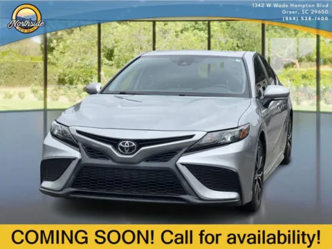 Silver 2021 Toyota Camry SE for sale in Greer, SC
