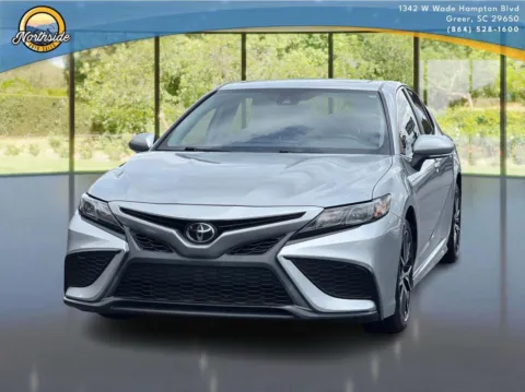 Silver 2021 Toyota Camry SE for sale in Greer, SC