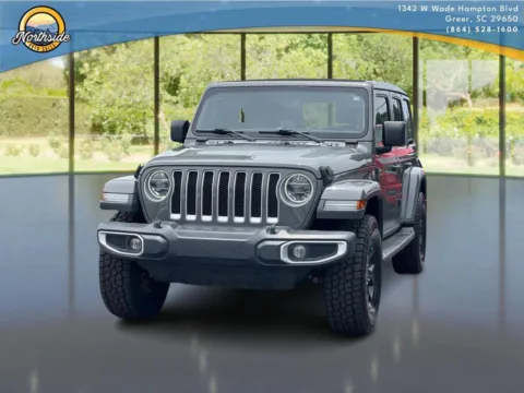 Gray 2020 Jeep Wrangler Unlimited Sahara for sale in Greer, SC