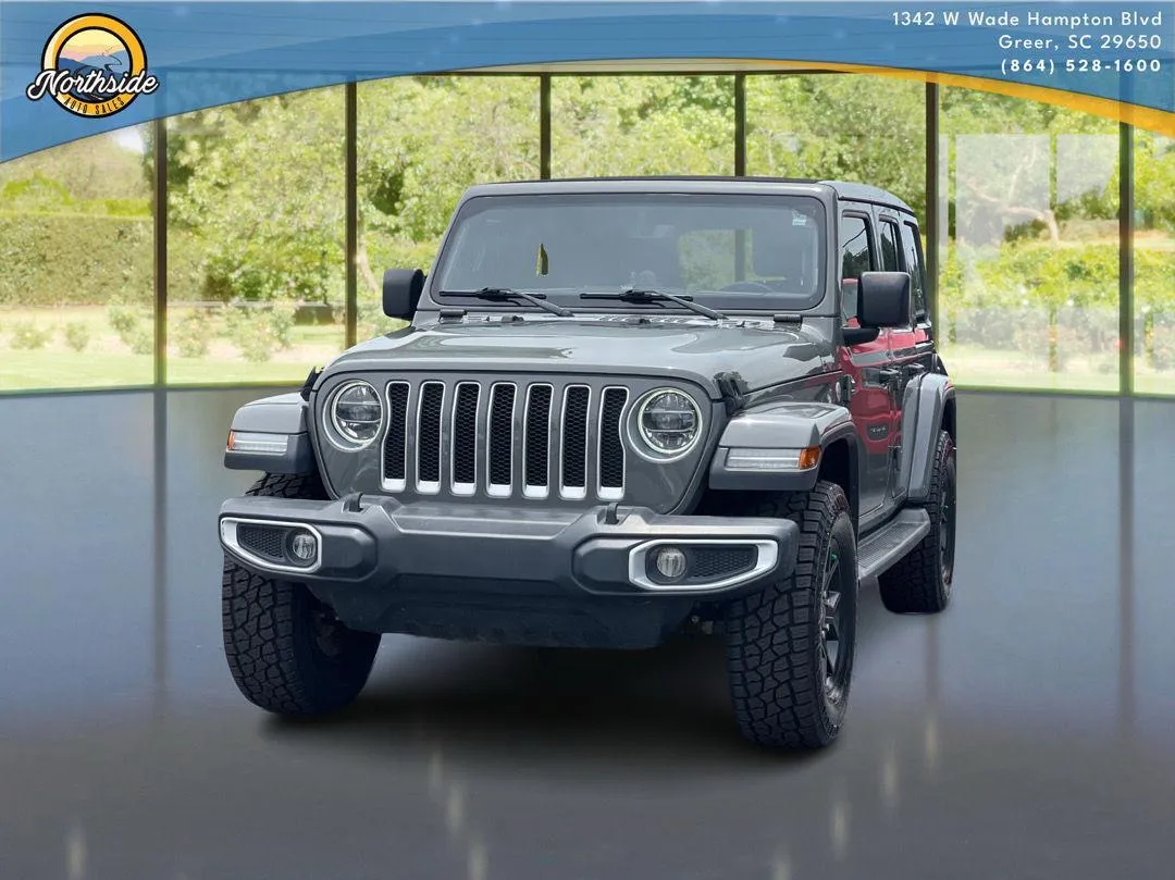 Gray 2020 Jeep Wrangler Unlimited Sahara for sale in Greer, SC