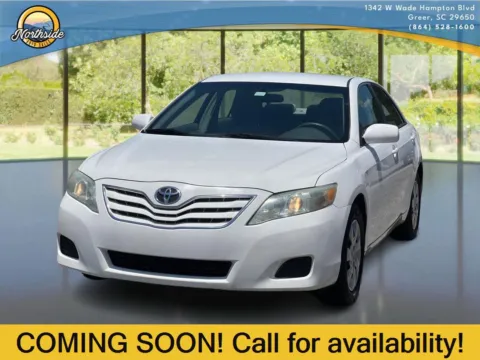 White 2010 Toyota Camry LE for sale in Greer, SC