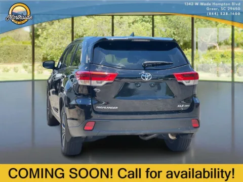 Another view of 2019 TOYOTA HIGHLANDER for sale in Greer, SC at Northside Auto Sales
