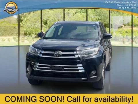 Black 2019 Toyota Highlander Limited for sale in Greer, SC