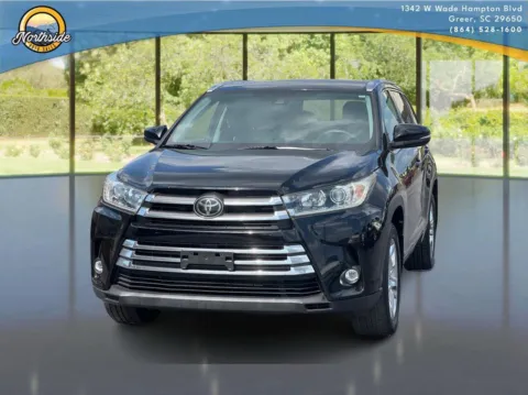 Black 2019 Toyota Highlander Limited for sale in Greer, SC