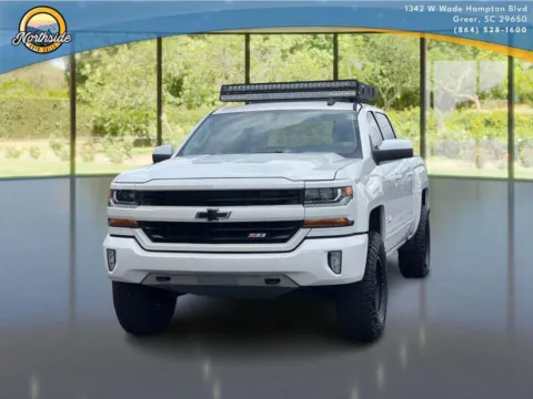 White 2018 Chevrolet Silverado 1500 LT for sale in Greer, SC