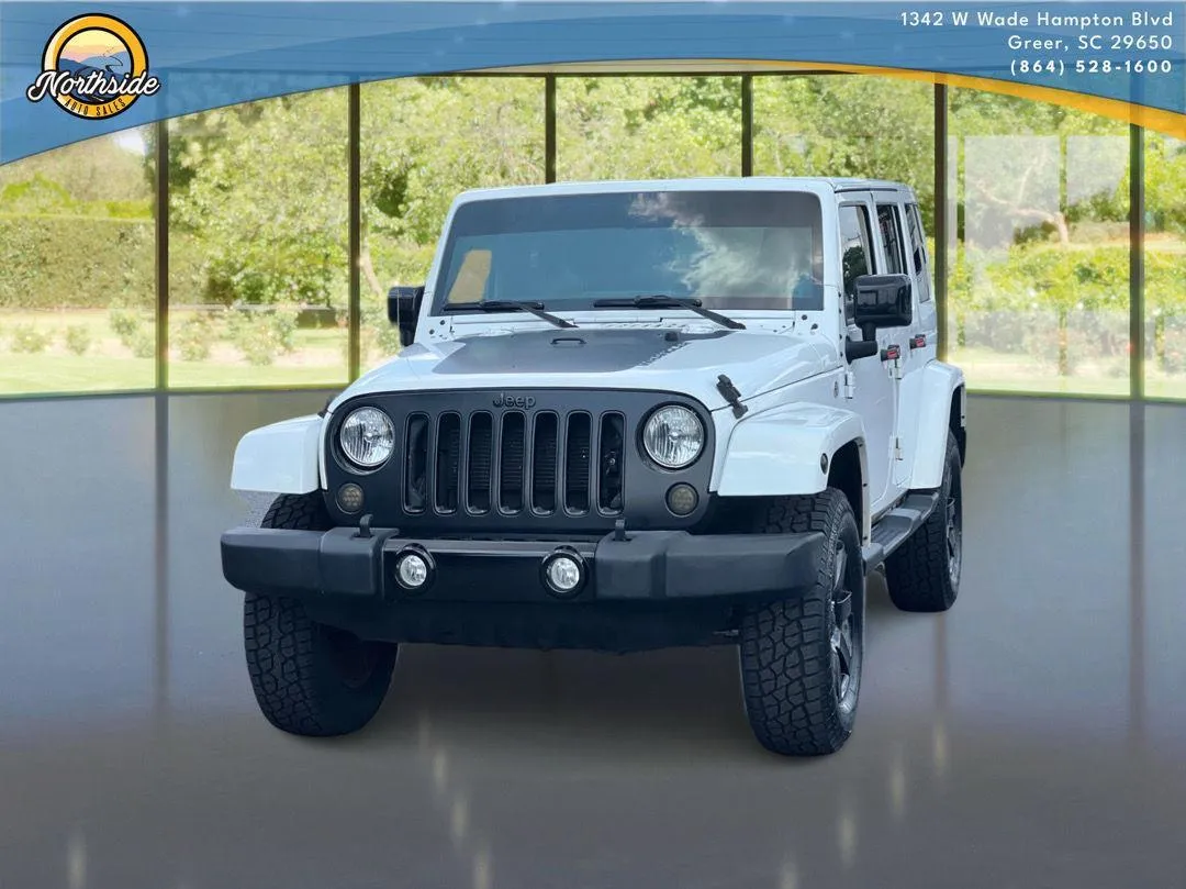 White 2014 Jeep Wrangler Unlimited Altitude for sale in Greer, SC
