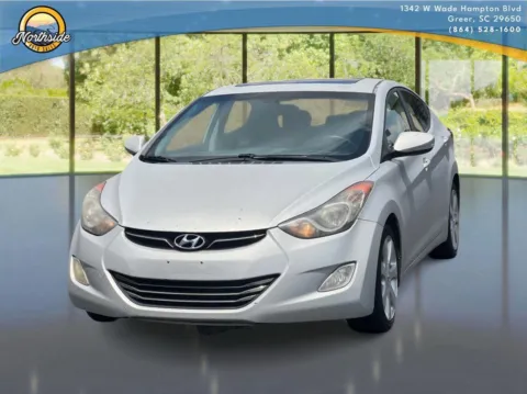 Silver 2011 Hyundai Elantra Ltd for sale in Greer, SC