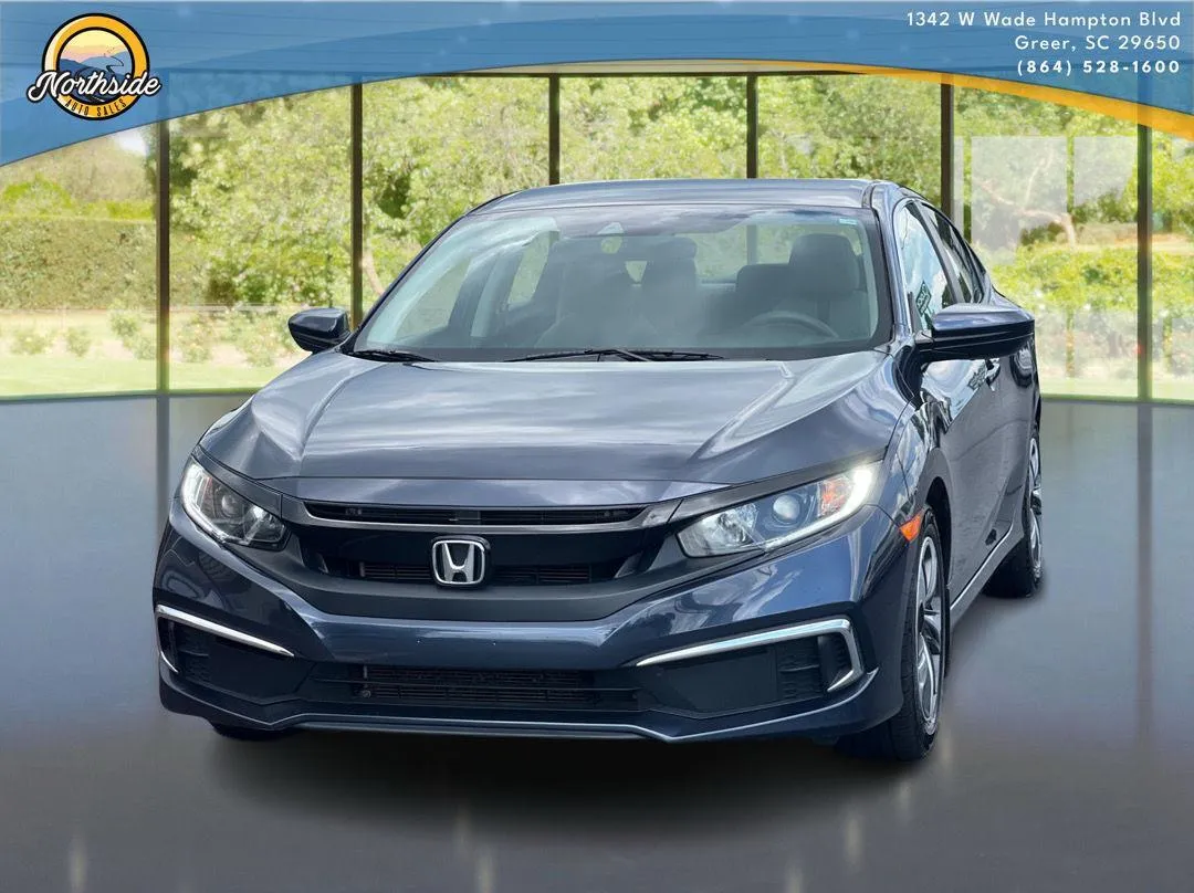 Blue 2021 Honda Civic Sedan LX for sale in Greer, SC