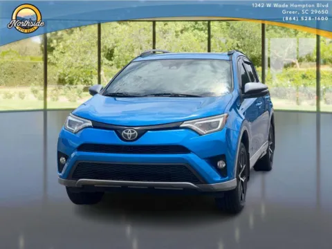 Blue 2017 Toyota RAV4 SE for sale in Greer, SC