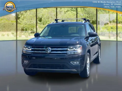 Black 2019 Volkswagen Atlas 3.6L V6 SEL Premium for sale in Greer, SC