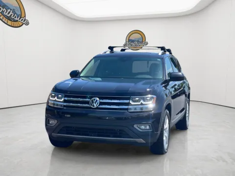 Black 2019 Volkswagen Atlas 3.6L V6 SEL Premium for sale in Greer, SC