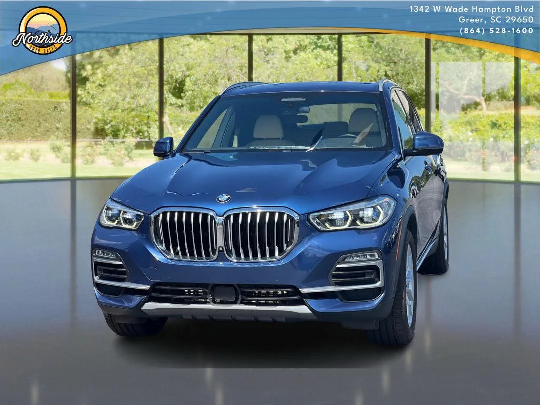 Blue 2019 BMW X5 xDrive40i for sale in Greer, SC