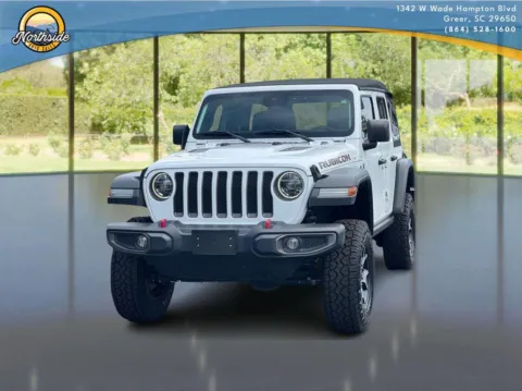 White 2019 Jeep Wrangler Unlimited Rubicon for sale in Greer, SC