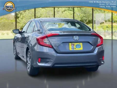 Another view of 2016 Honda Civic Sedan EX for sale in Greer, SC at Northside Auto Sales