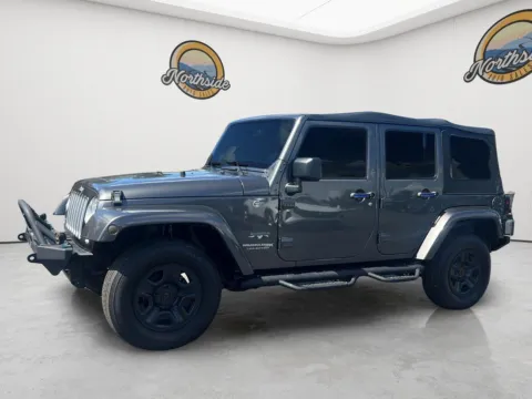 Gray 2018 Jeep Wrangler JK Unlimited Sahara for sale in Greer, SC
