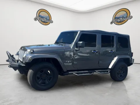 Gray 2018 Jeep Wrangler JK Unlimited Sahara for sale in Greer, SC