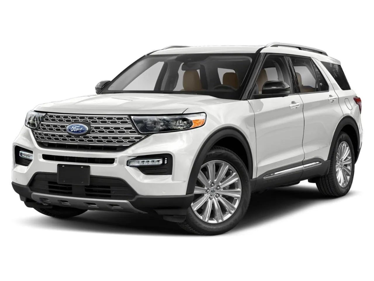 White 2020 Ford Explorer Limited for sale in Greer, SC