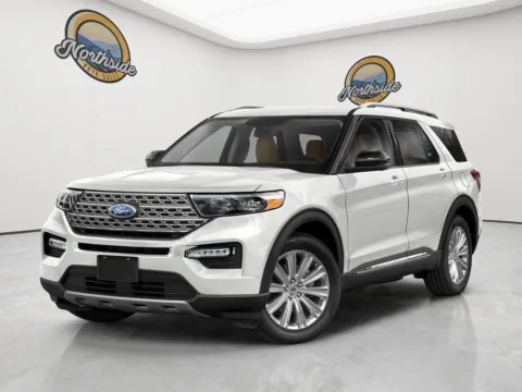 White 2020 Ford Explorer Limited for sale in Greer, SC
