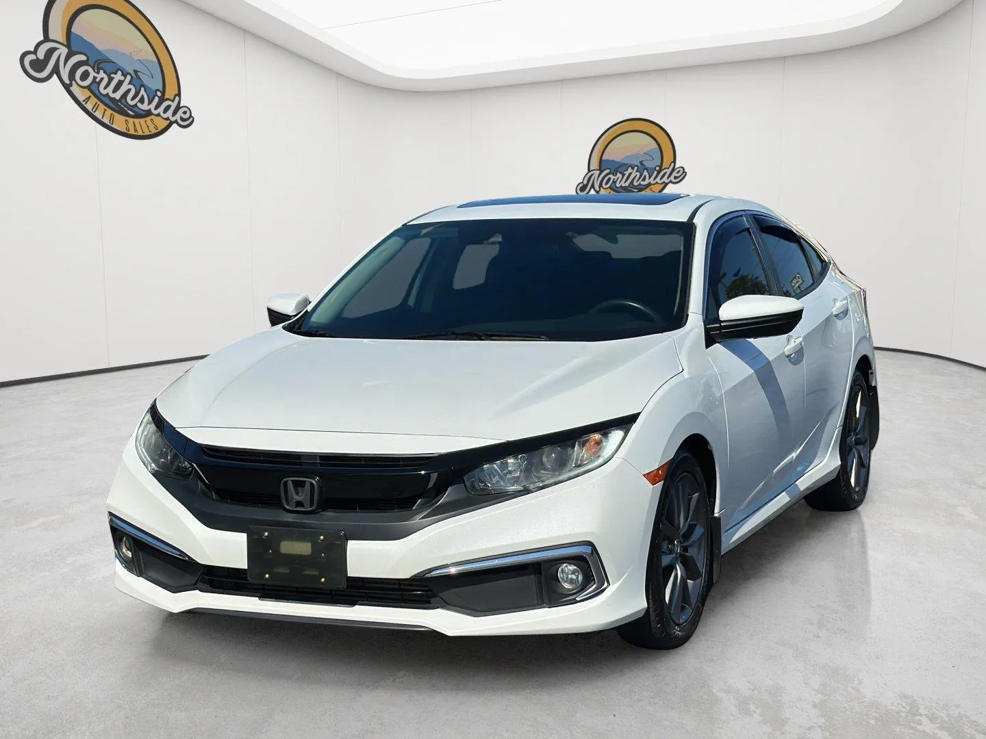 White 2021 Honda Civic Sedan EX for sale in Greer, SC
