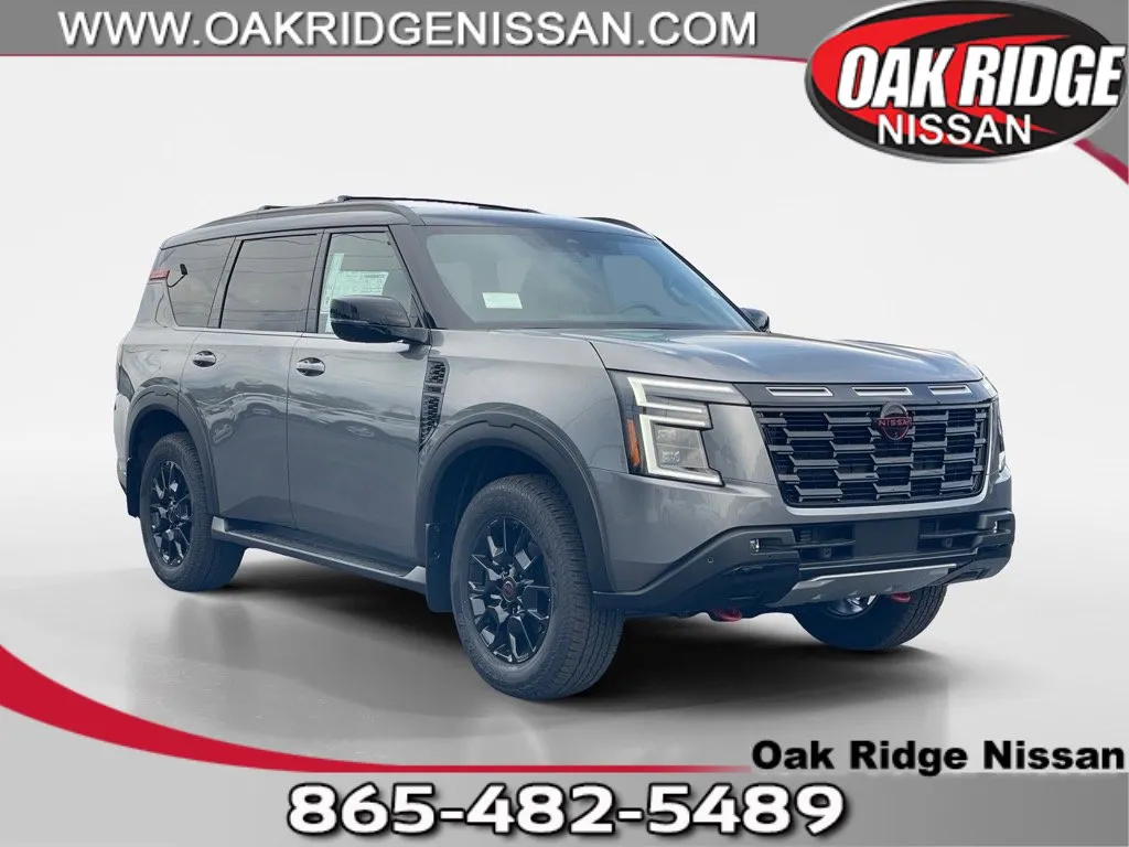 Gray 2025 Nissan Armada PRO-4X for sale in Oak Ridge, TN