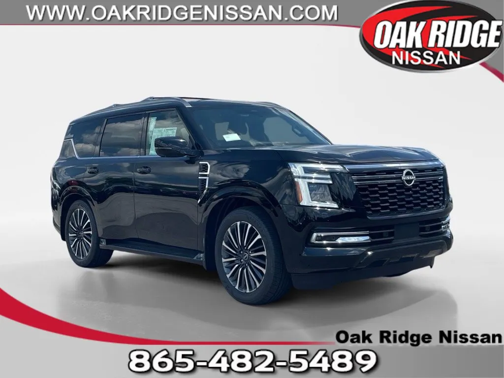 Black 2025 Nissan Armada Platinum Reserve for sale in Oak Ridge, TN