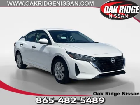 White 2025 Nissan Sentra S for sale in Oak Ridge, TN