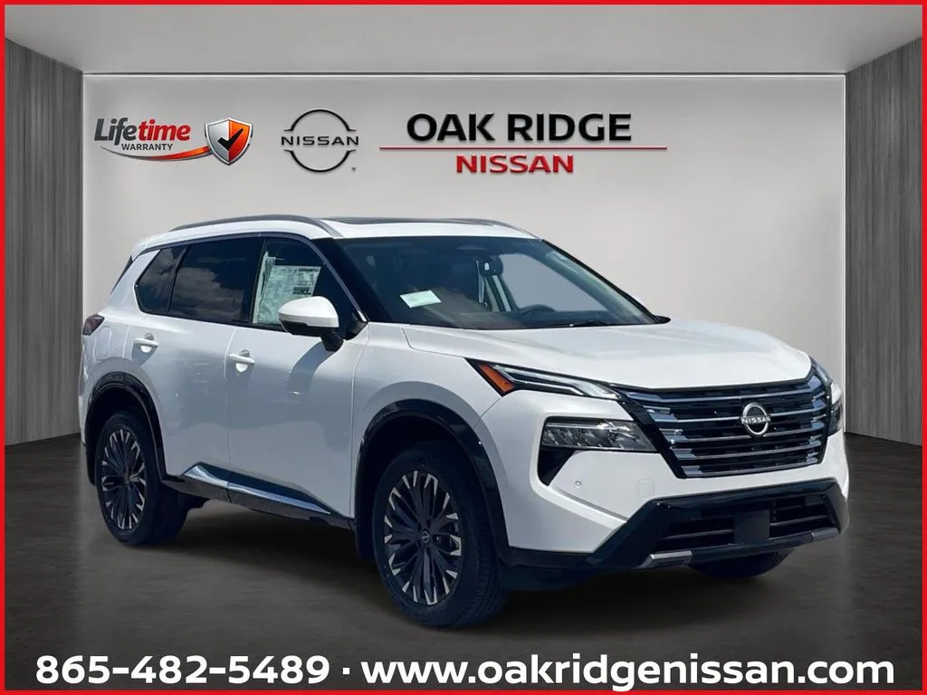 White 2026 Nissan Rogue Platinum for sale in Oak Ridge, TN