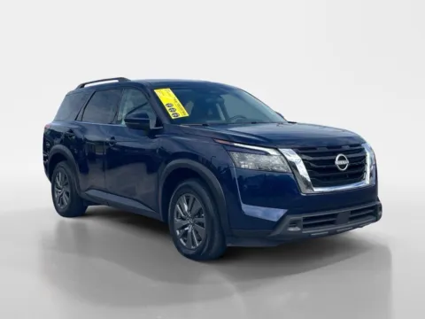 Blue 2024 Nissan Pathfinder SV for sale in Oak Ridge, TN