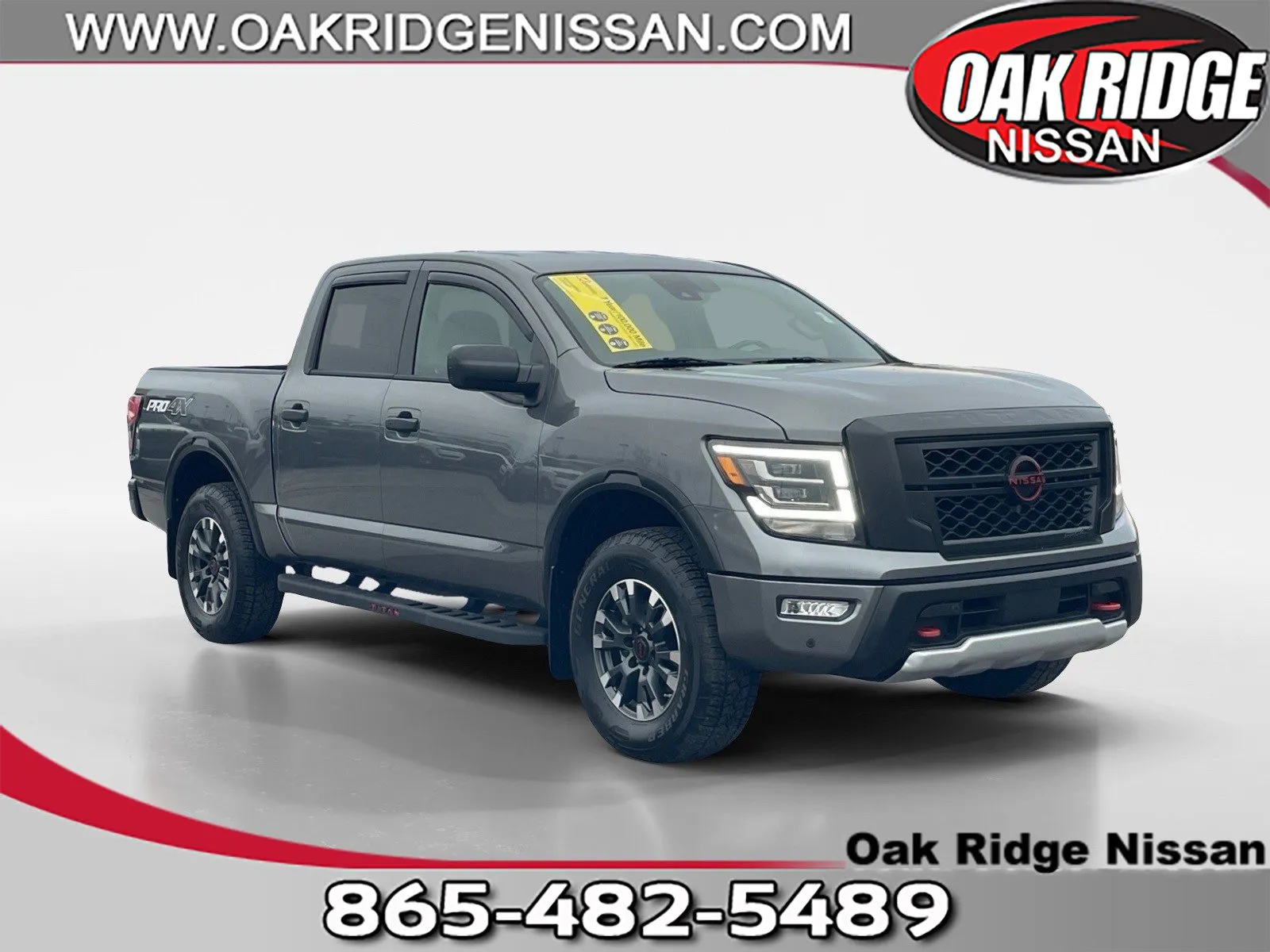 Gray 2024 NISSAN TITAN PRO-4X/PL PRO-4X for sale in Oak Ridge, TN