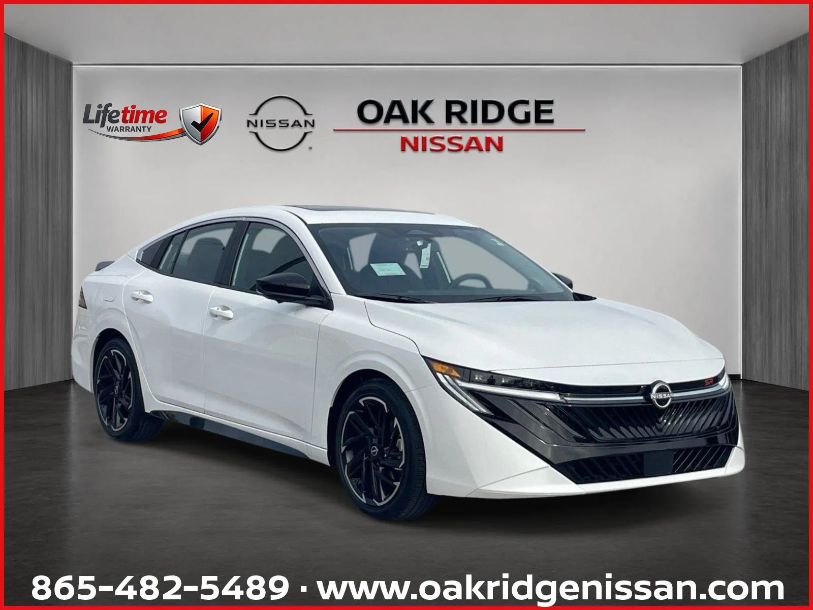 White 2026 NISSAN SENTRA SR for sale in Oak Ridge, TN