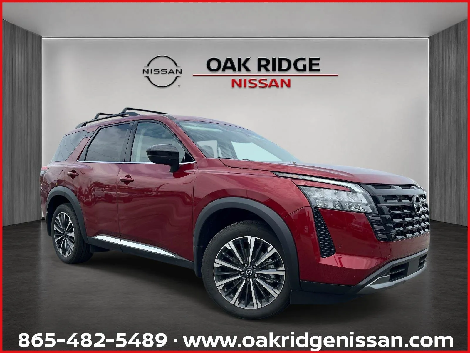 Red 2026 NISSAN PATHFINDER Platinum for sale in Oak Ridge, TN