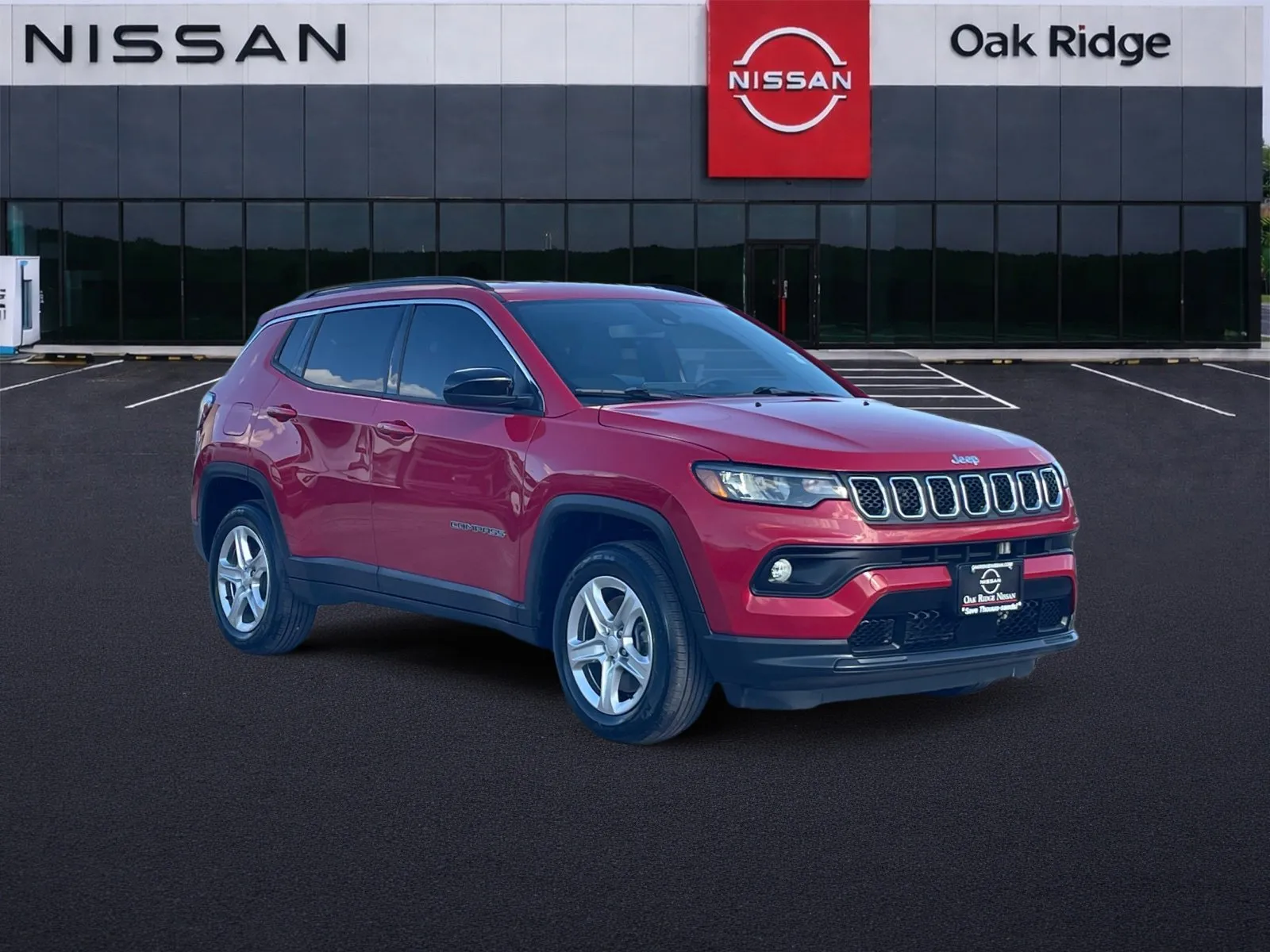 Red 2023 JEEP COMPASS LATITUD Latitude for sale in Oak Ridge, TN