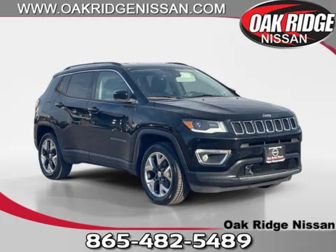 Black 2018 JEEP COMPASS LIMITED Limited for sale in Oak Ridge, TN