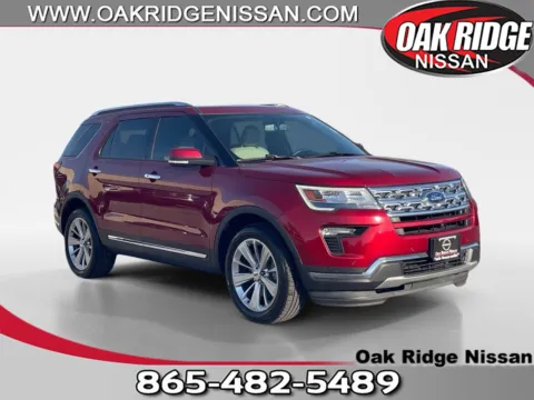 Red 2019 FORD EXPLORER LIMITE Limited for sale in Oak Ridge, TN