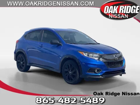Blue 2021 HONDA HR-V SPORT Sport for sale in Oak Ridge, TN