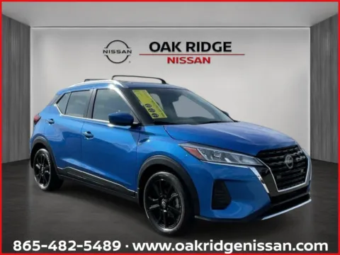Blue 2024 NISSAN KICKS SV for sale in Oak Ridge, TN