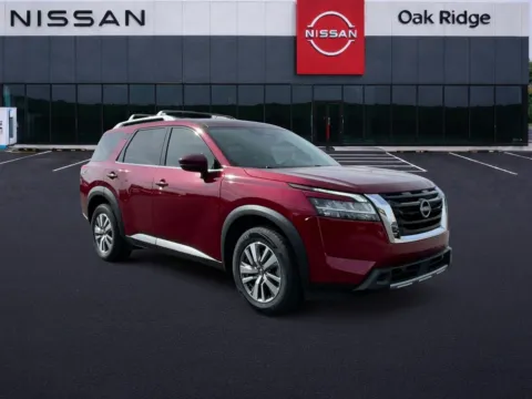 Red 2023 NISSAN PATHFINDER SL for sale in Oak Ridge, TN