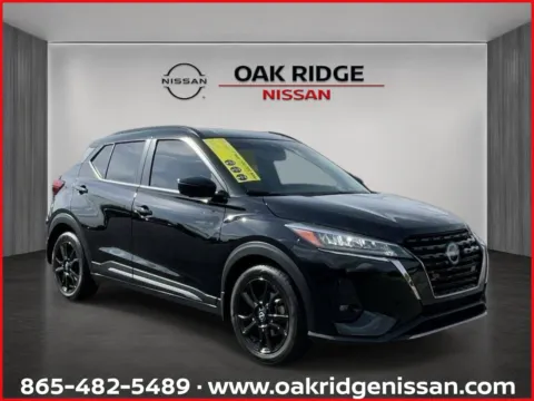 Black 2023 NISSAN KICKS SR for sale in Oak Ridge, TN