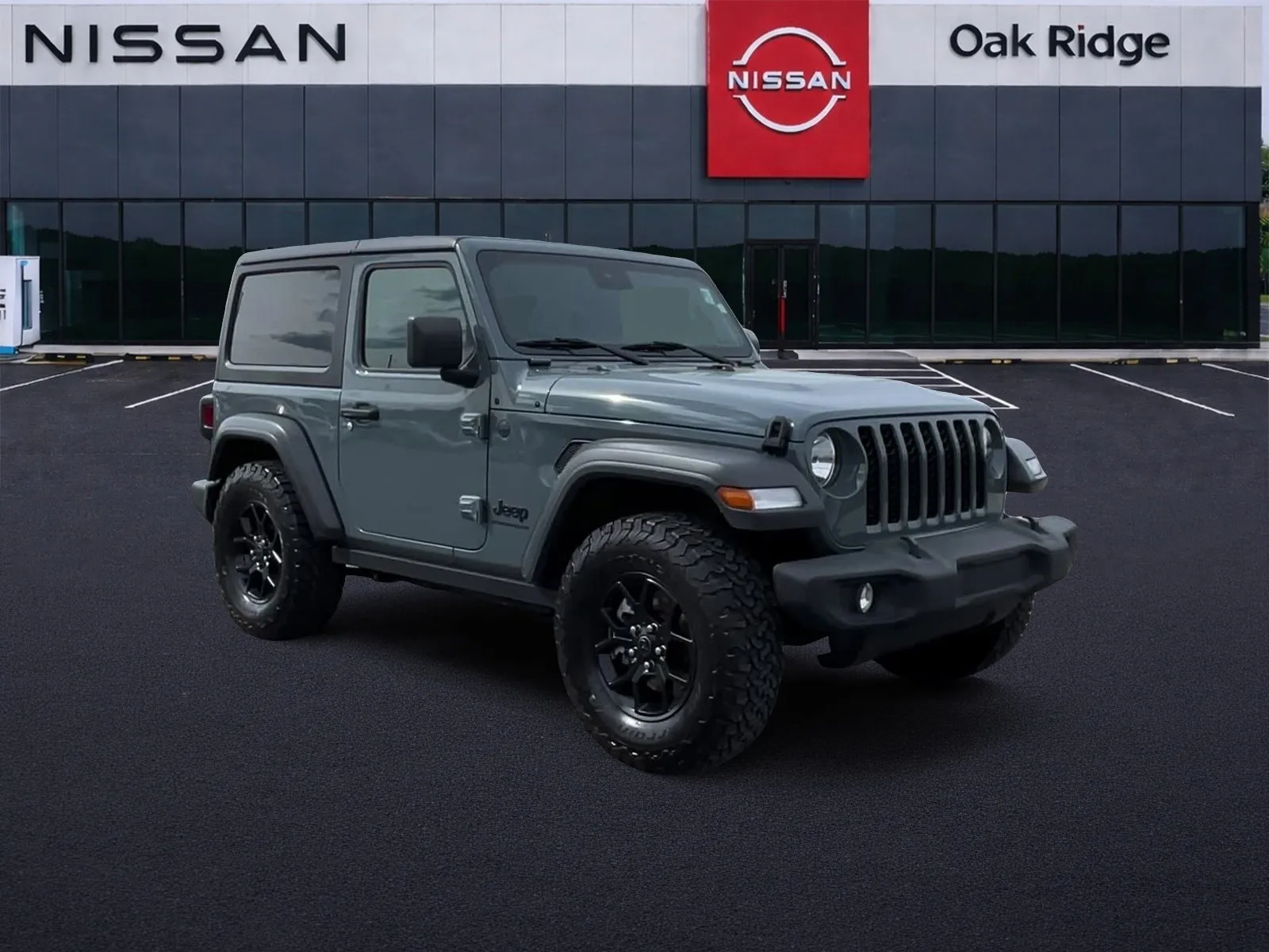 Gray 2024 JEEP WRANGLER SPORT Sport S for sale in Oak Ridge, TN