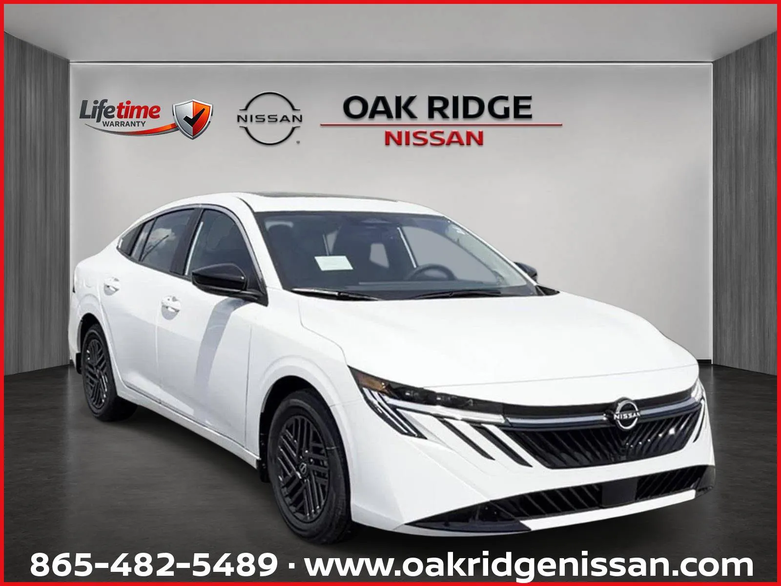 White 2026 NISSAN SENTRA SV for sale in Oak Ridge, TN