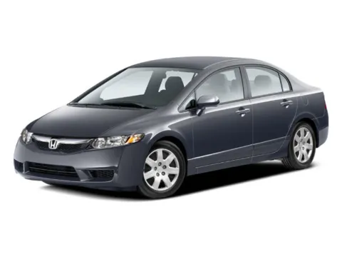 Gray 2009 HONDA CIVIC LX for sale in Oak Ridge, TN