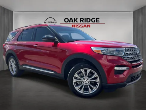Red 2021 FORD EXPLORER LIMITE Limited for sale in Oak Ridge, TN